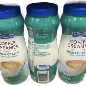 Hill Country Fare Irish Cream Coffee Creamer Powder 3 Pack Dairy-Free Gourmet Flavor Handmade Vegan Bundles Premium Quality Baking Nata Bake