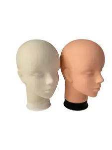 White Scalp Mannequin Head Anime White For Wig Display Cosplay & Makeup Practice Mannequin Head Stand
