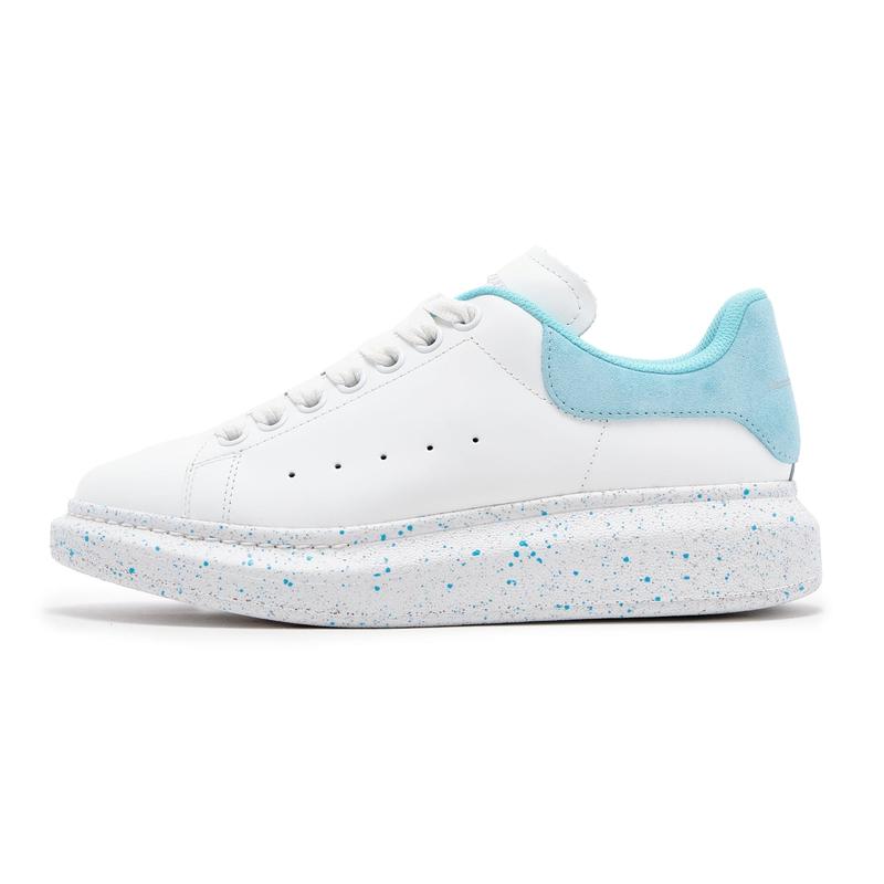 Alexander Mcqueen Larry Oversized Sneaker White Aquamarina (W)