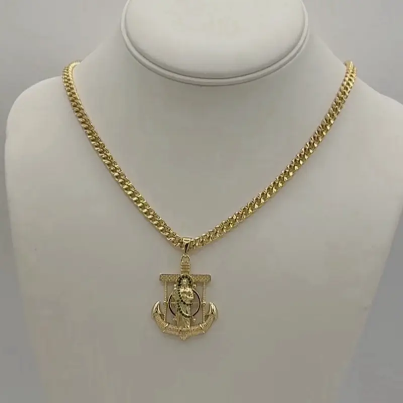 Rodriguezjewelry # 3044 necklace ( 22 inches )# 2941 pendant