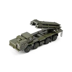 4D 1/72 Russia BM-30 9a52-2 Long-range Rocket Assembly Puzzle Model MLRS Military Ornaments Boys' Toys