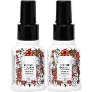 2 Pack Tropical Hibiscus Fragrant Room Spray 1.4 Oz Each Long Lasting Scented Mist for Home Office Fresh Air