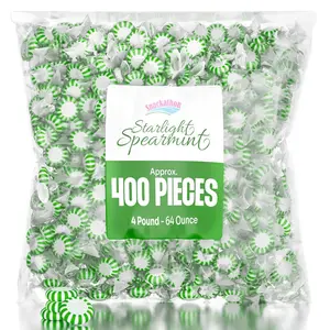 Snackathon Starlight Spearmint Candy – Individually Wrapped, 4 lb