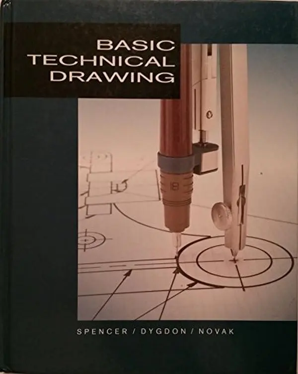 USED Book - Basic Technical Drawing by Henry Cecil Spencer (Hardcover) - english