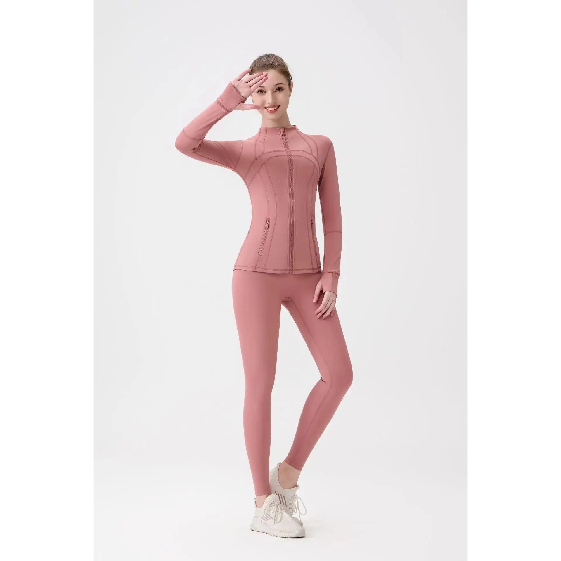 Smoke powder [yoga pants+jacket] origina