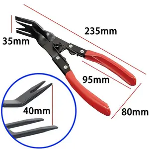 Panel Clip Pliers,Easily Removes Trim and Upholstery Clips And FastenersPrevents,Clip Removal Plier,Damage to Trim and.