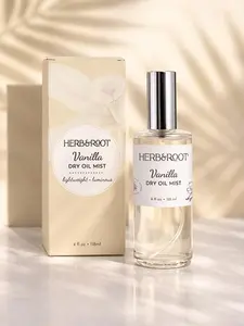 Vanilla Dry Oil Mist, lightweight body moisturizer, step one before powder