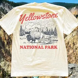 Yellowstone National Park Shirt Sweatshirt Hoodie, Vintage yellowstone clothing store, Retro Nature T-shirt, Park Souvenir Gift, Outdoorsy Adventure