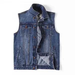 PlusSize5xl6xl7XLBrandMilitaryDenimVestMenOutdoorsCottonMultiPocketSleevlessJeanJacketTacticalWaistcoatCoatMenswearTops
