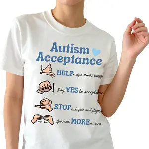 Autism Awareness And Acceptance Graphic Tee Special Education Teacher Gift Shirt Autism Support April Awareness Month Tshirt