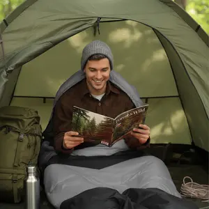 Heated Sleeping Bag for Camping & Hiking | USB Powered Heating with Adjustable Temperature | Waterproof & Ultralight for Outdoor Travel