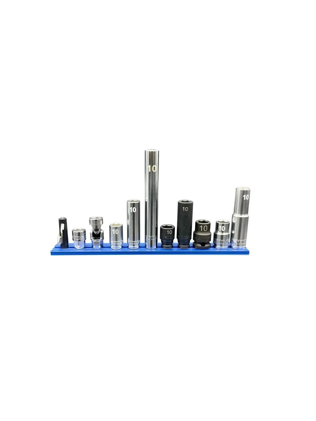 Vim Tools 10mm Socket Master Set - 10-Piece Hand Tool for Wrench Compatibility