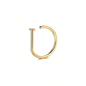 1Pc/3Pcs Women Fake Piercing Nose Ring Hoop Septum Non Piercing Nose Clip Rock HipHoop Stainless Steel Fashion Punk Body Jewelry