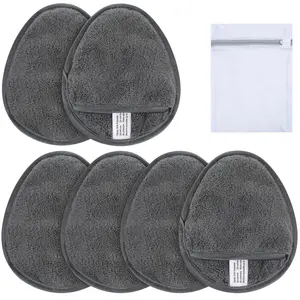 Makeup Remover Pads Set, Reusable Makeup Removal Pads, Washable Microfiber Makeup Removal Pads, Face Soft Facial Cleansing Pads with Laundry Bag, Makeup Remover Tool, Makeup Remover Towelettes