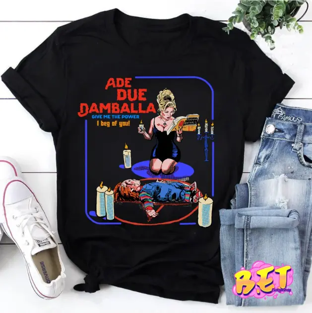 Ade Due Damballa Bride Of Chucky Essential T-Shirt, Chucky Shirt, Bride Of Chucky Shirt, Horror Movie Character Shirt, Halloween Shirt
