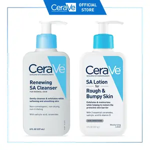 CeraVe SA Lotion + Cleanser Bundle for Rough & Bumpy Skin