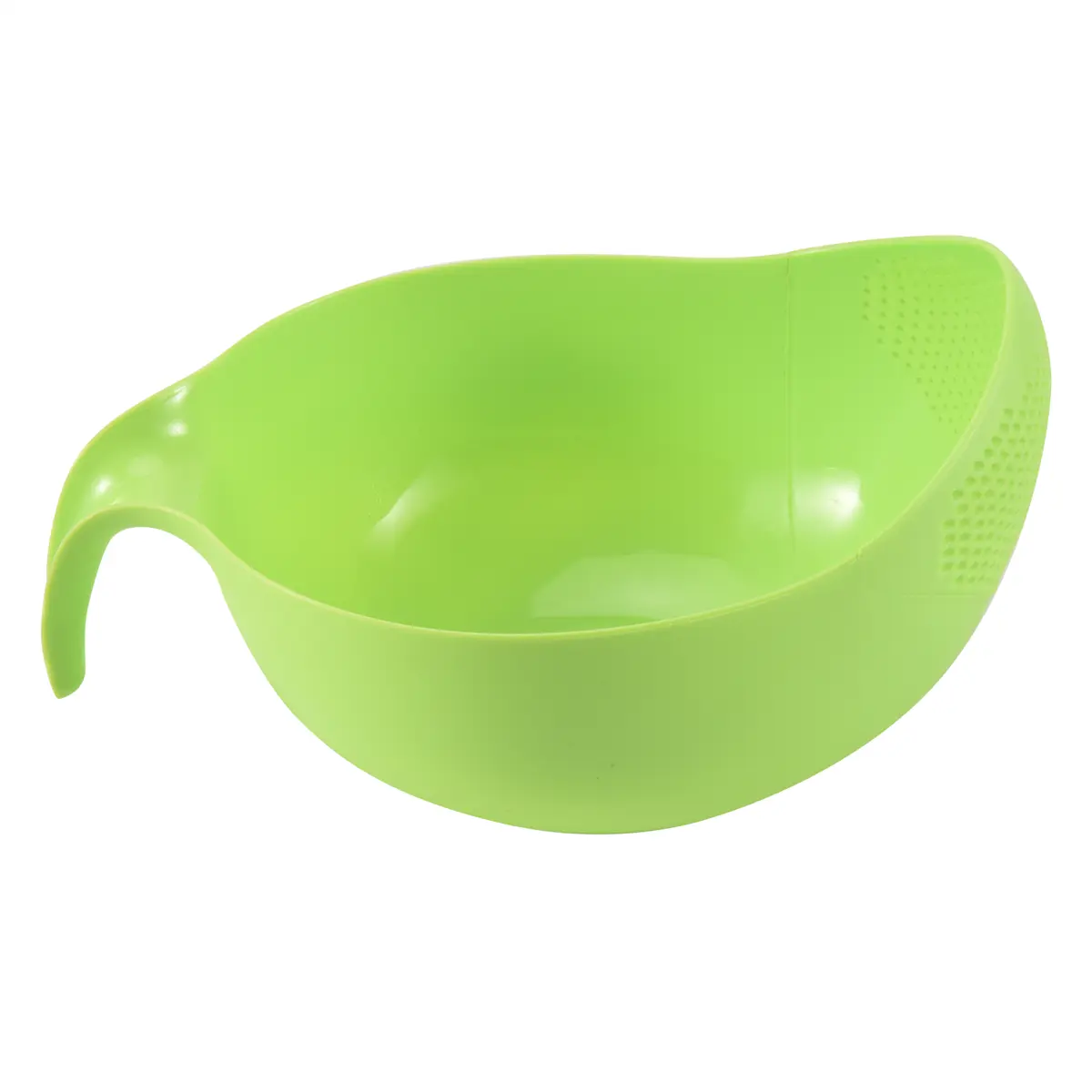 Thick Plastic Rice Washing Filter Strainer, Durable Kitchen Accessories & Utensils, Draining Sieve Basket Colander with Handle for Beans & Peas, Newest Green Kitchen Cleaning Gadget, Household Kitchen Supplies, Strainers Fine Mesh