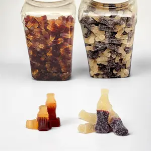Gummy Cola Flavor Bottles Candy & Sour Classic Cola Flavor 2" Bottle Gummies