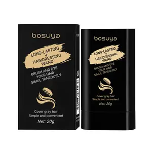 Bosuya Long-lasting Hair Styling Brush: Simultaneous Hair Coloring with One Stroke - Easily Conceal White Hair - Convenient and Lasting New Choice for Hair Styling