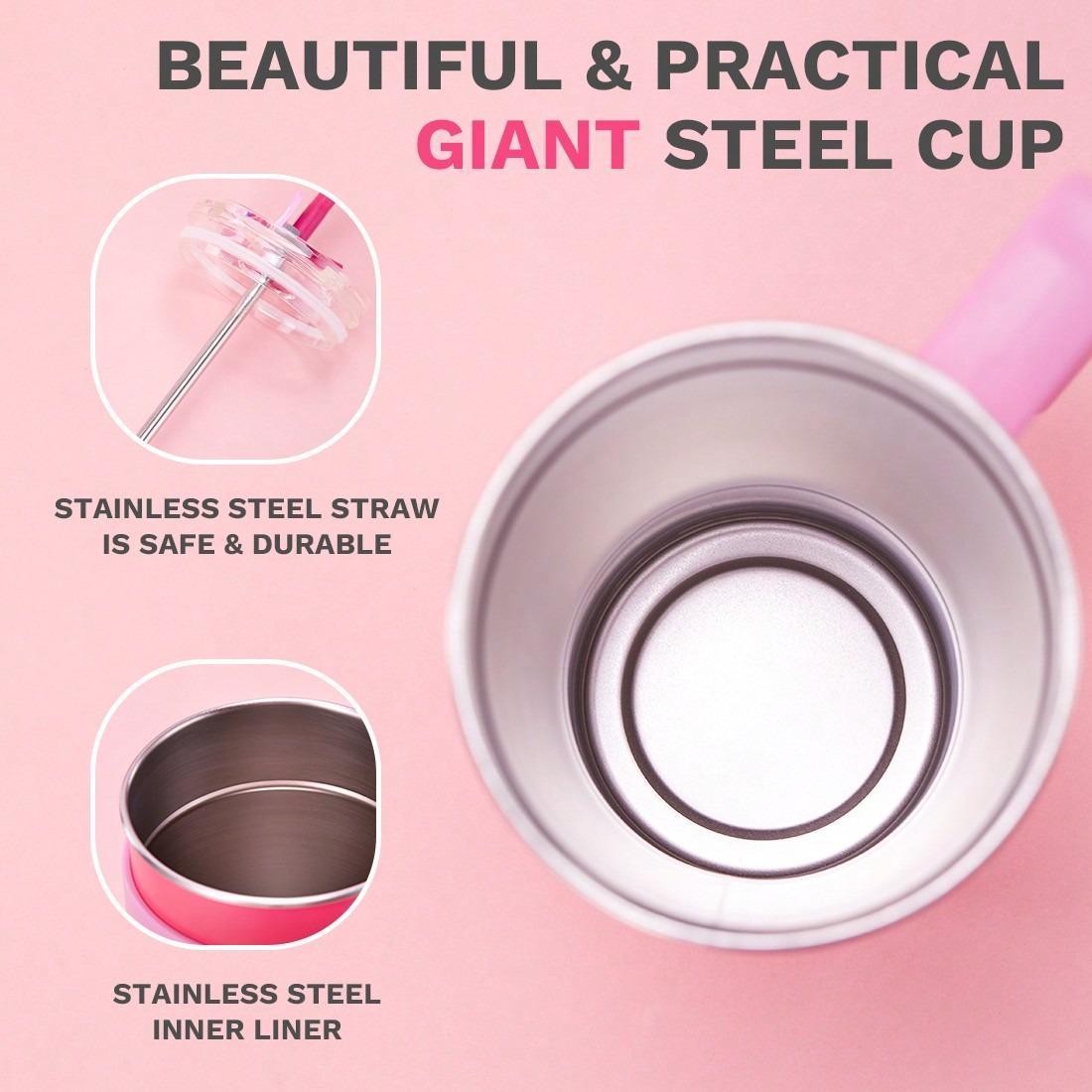 Barbie Capsule Collection: Mega Steel Tumbler 54.1oz - Leak-Proof,  Portable, Ideal for Outdoor Home & Office Daily Drinking Water Bottles
