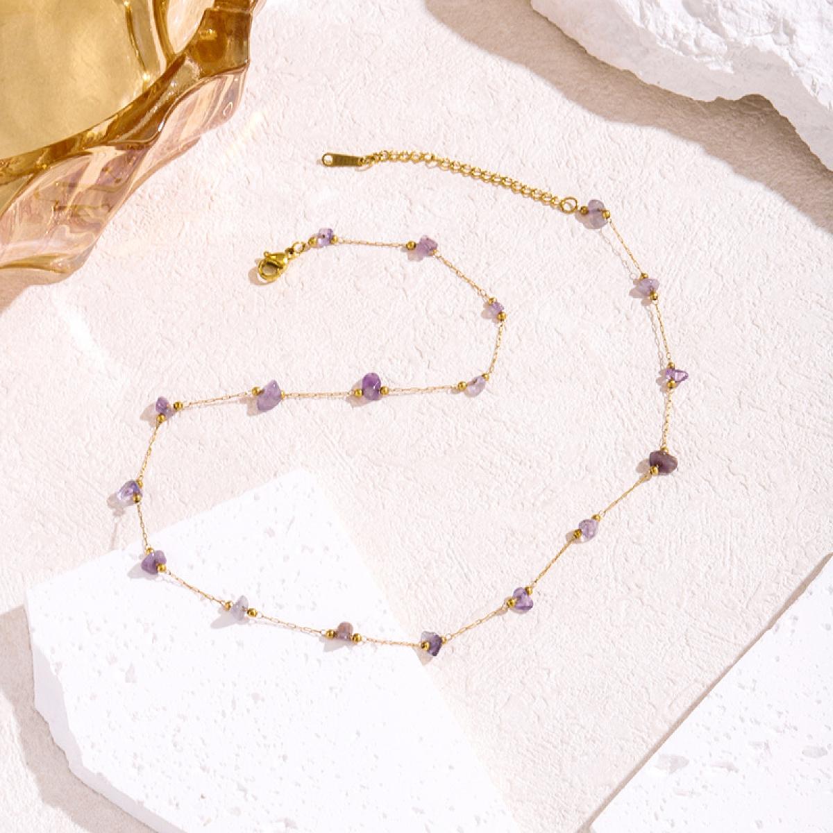 Colorful Irregular Beaded Layered Necklace Bracelet for Women, Dainty Summer Beach Collarbone Chain, Elegant Everyday Wear Jewelry, Perfect Gift for Her, Versatile Accessory for Party Vacation Daily Outfit