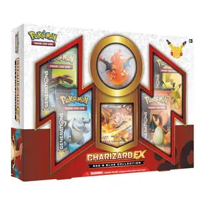Pokemon Red & Blue Collection Charizard EX Box English Pokémon Trading Card Game