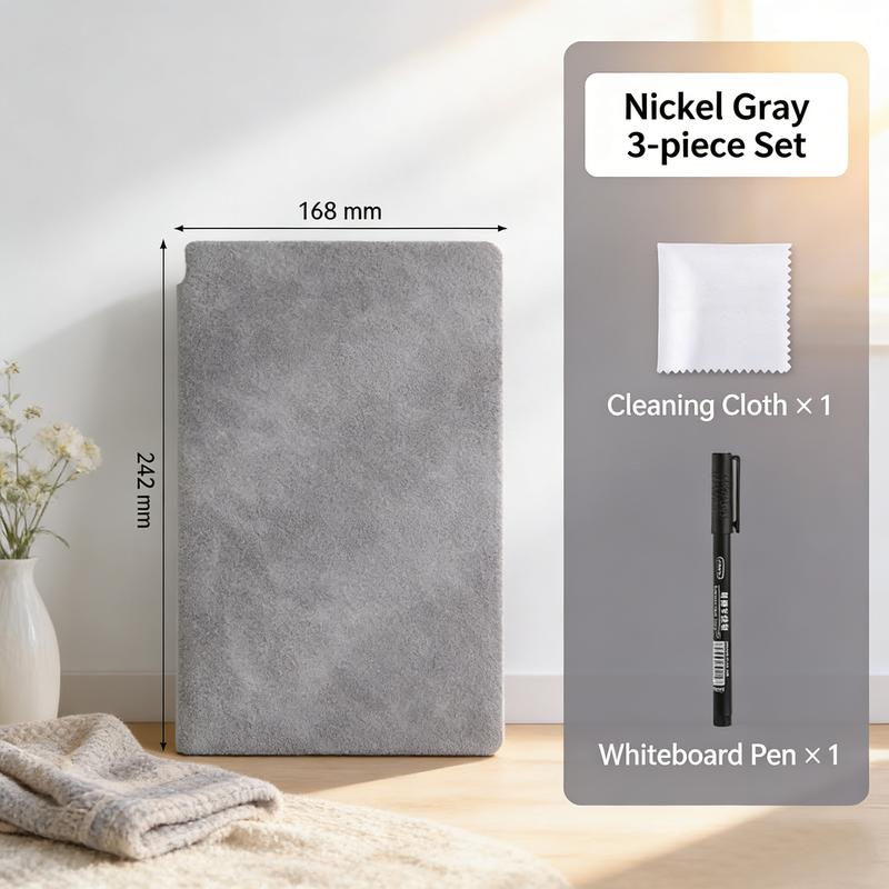 Whiteboard Notebook Portable Rewritable Desktop Notepad Message Board, Wordboard Draft Folding Handwriting Board