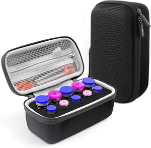 10 Slots Insulin Vial Protector Case, Insulin Vial Organizer Bag for Diabetics Standard 1ml 3ml 5ml and 10ml Vials, Insulin Carrying Case Fridge Holder Storage Holder, No Ice Pack