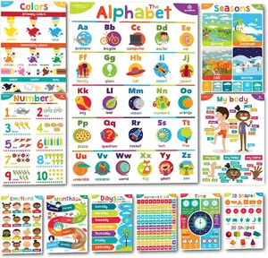 Educational Posters for Toddlers - Classroom Posters - Playroom Decor - Daycare Classroom Decor
