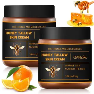 Tallow and Honey Balm for Face - Handmade All-Natural Moisturizer for Soft, Smooth, Radiant Skin