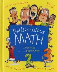 USED-Riddle-Iculous Math by Joan Holub (Hardcover)