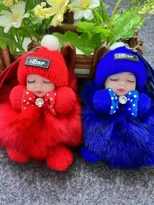 Cute doll bag hanging keychain, suitable for daily wear, vacation and dating occasions, and also a surprising and exquisite small gift.