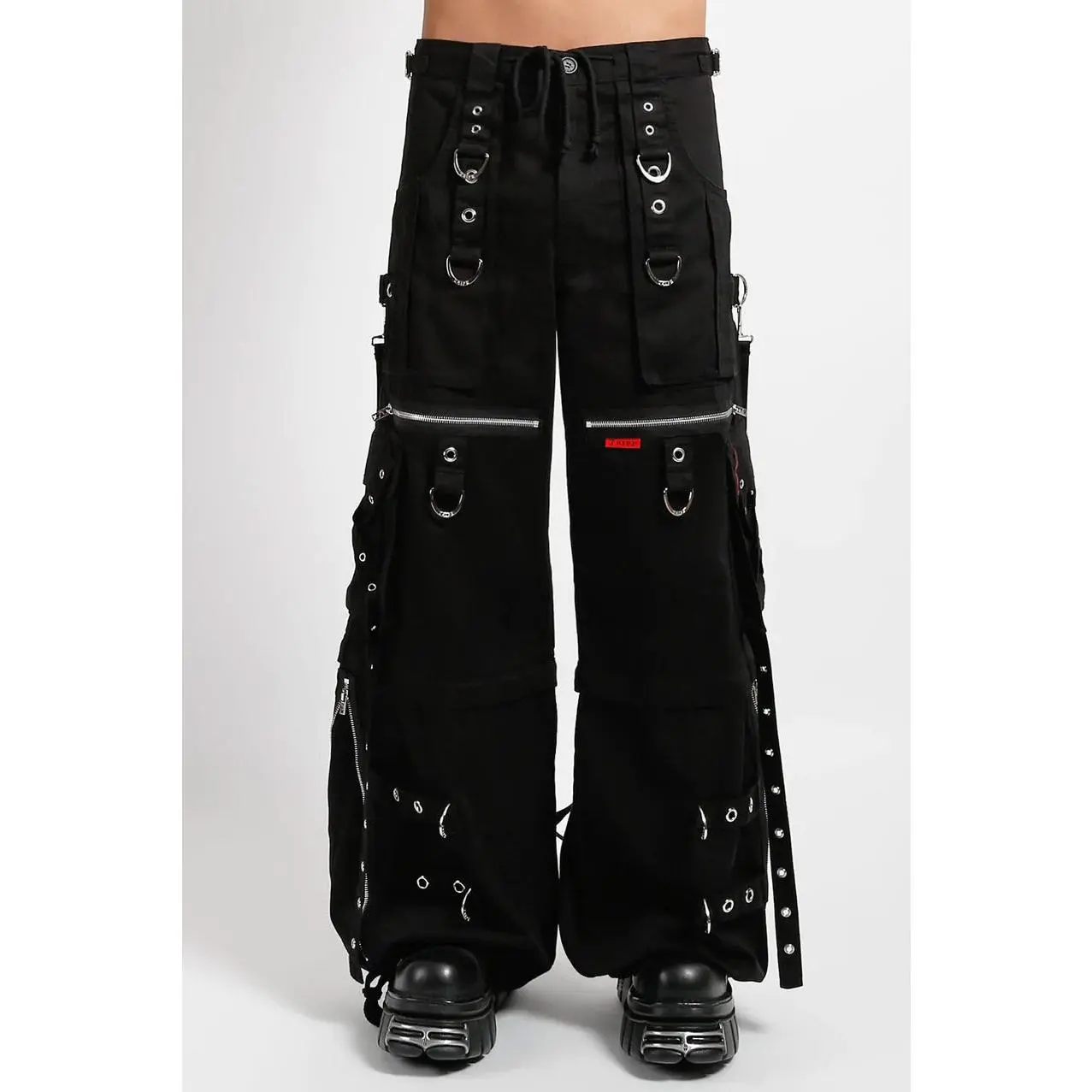 Tripp NYC X-Strap Zip Off Pants [BLACK/BLACK] - TikTok Shop