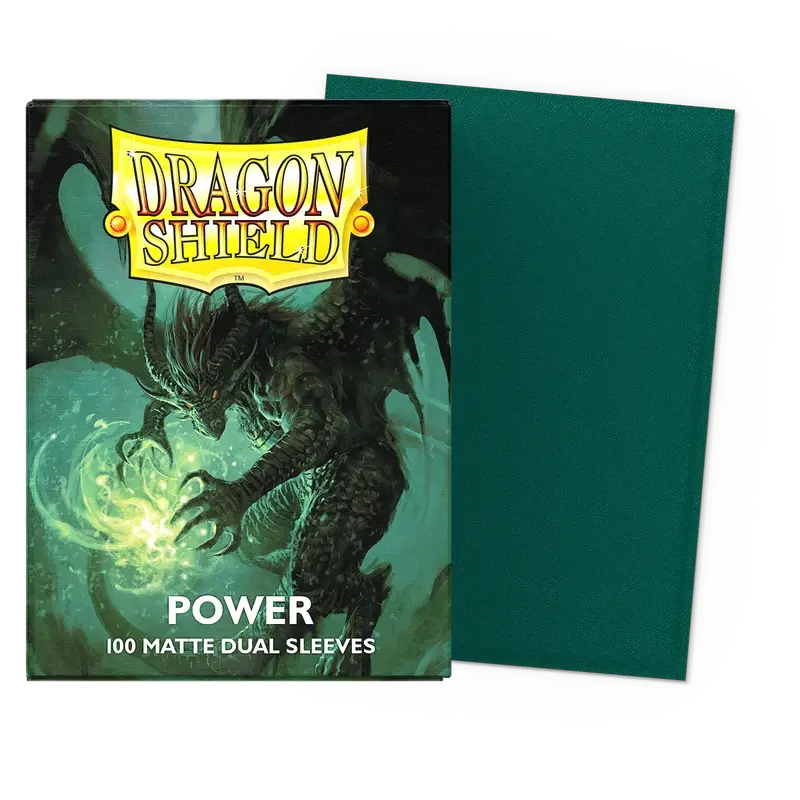 Dragon Shield Power Matte Dual Trading Card Sleeves