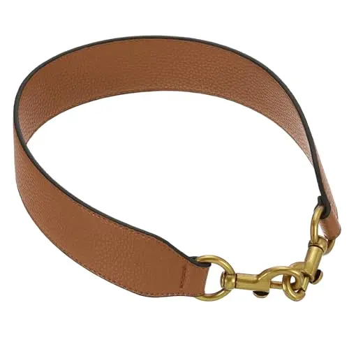 Brown, Deep Gold Buckle