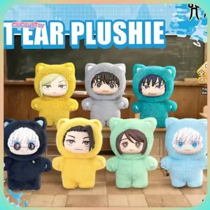 Original Jujutsu Kaisen 2 Cat Ear Plushie Series Blind Box Mystery Box Anime Figure Room Decoration Collection Kids Custom Gift