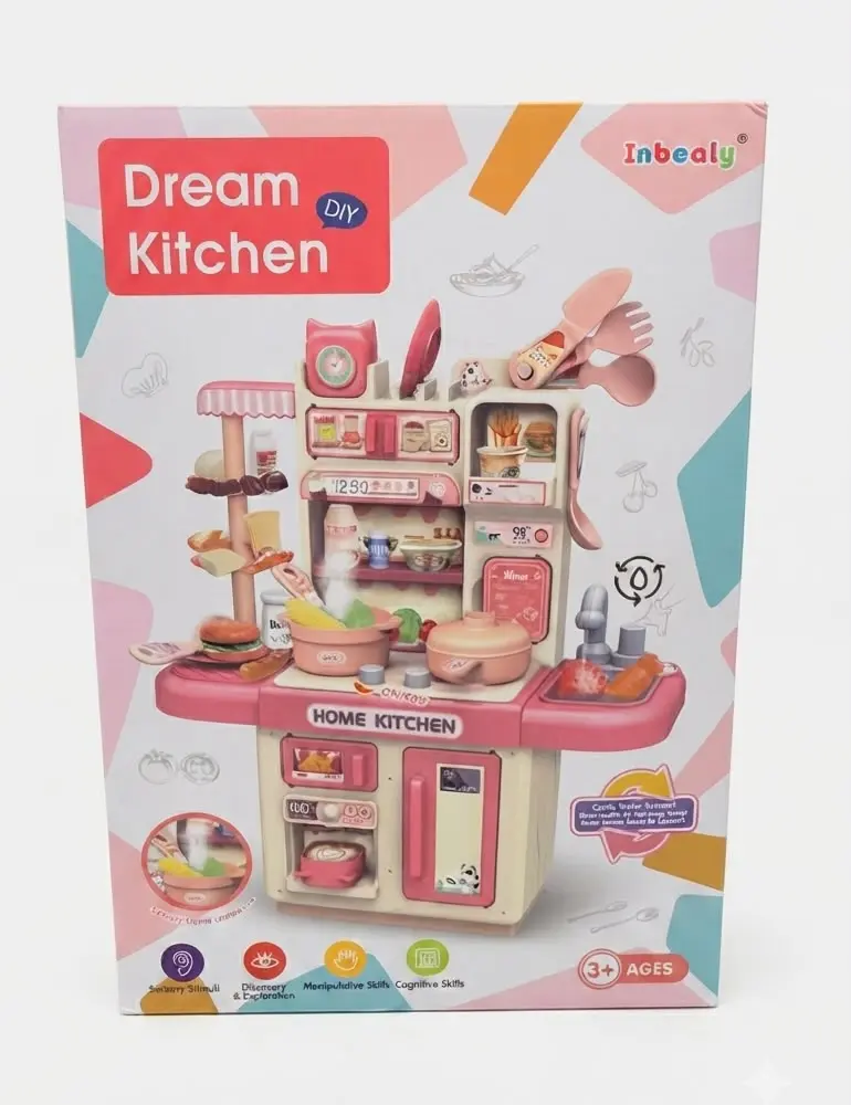 Dream Kitchen Interactive Kids Play Kitchen Set with Accessories