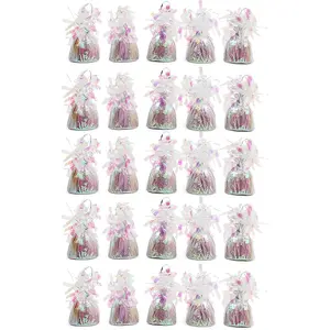Holographic Balloon Weights For Birthday Party Decor (6 Oz4.5 In15 Pack)