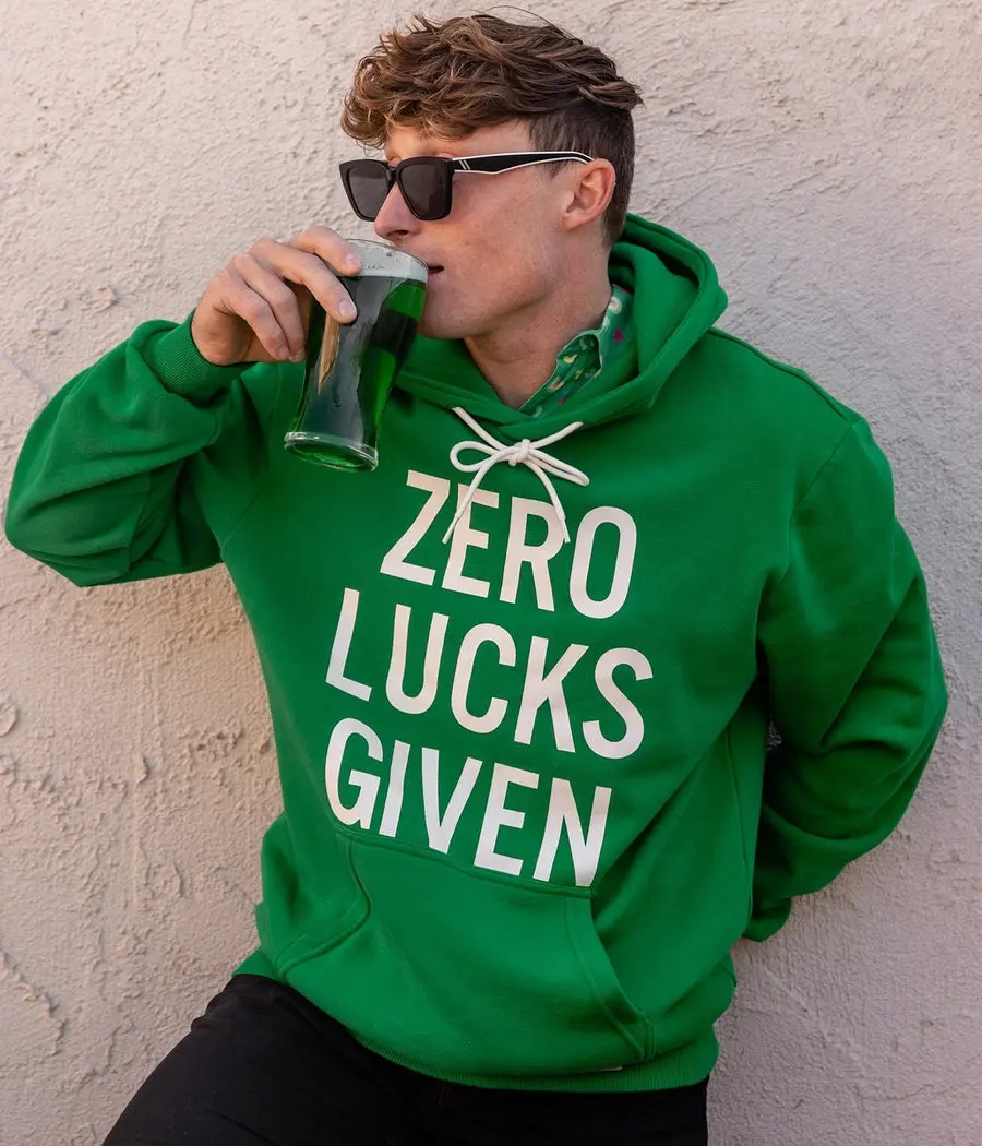 Men's Zero Lucks Given Hoodie Men's Zero Lucks Given Hoodie