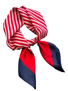 Ladies Striped Print Headscarf, Elegant Fashion Accessory for Daily Wear, Perfect Gift for Women with Luxurious Comfort, Boho Style Scarf