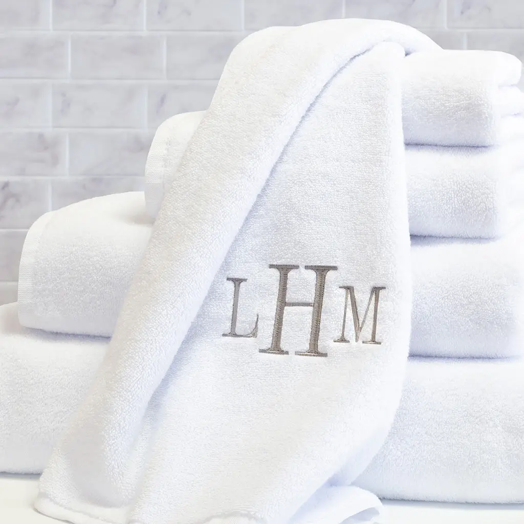 Plush White Bath Sheet
