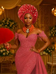 Vintage Style Rhinestone Headscarf Hat, Perfect for Parties and Ethnic Fashion Lovers, Show off Your Unique Style