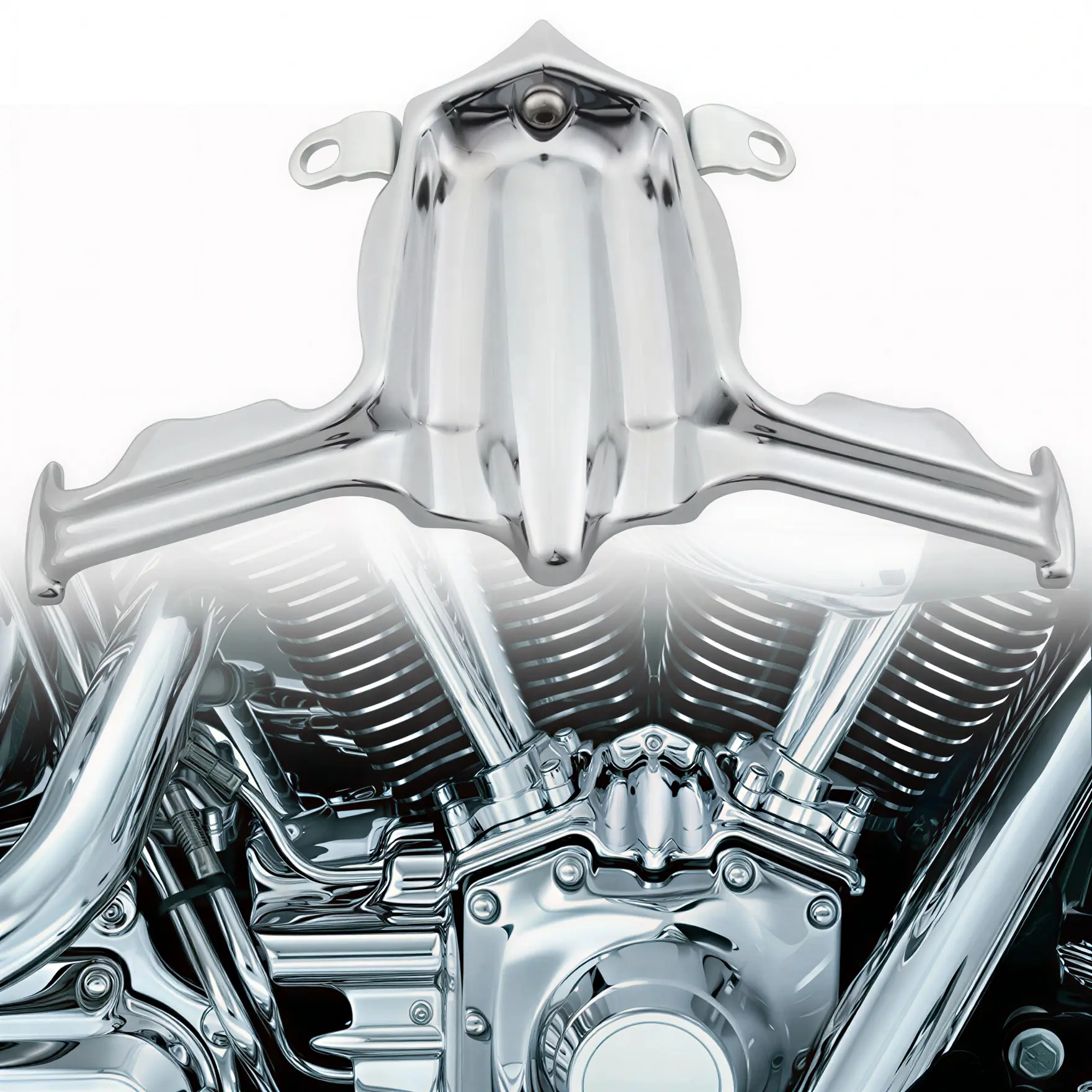 Brand New Aftermarket Aluminum Alloy Chrome Tappet Block Accent Cover Kit - 1 Set Flush Mount Lifter Block Accent Cover for Harley Twin Cam Engine Models (1999-2017: Road King, Street Glide, Dyna, Softail) Motorcycle Frames & Fittings