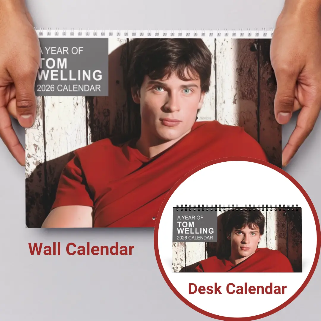 Tom Welling 2026 Calendar, Handsome Actor Wall Calendar, Celebrity Fan Gift, Monthly Photo Planner for Home and Office Decor