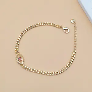 Golden Devil's Eye Bracelet | Lucky Versatile Trendy Fashion Jewelry