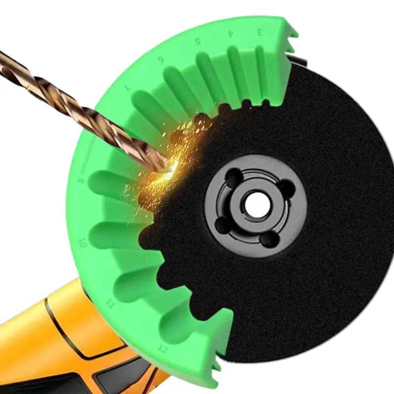 Angle Grinder Drill Bit Sharpener - Drill Bit Resharpening Grinder, Heavy-Duty Angle Grinder Sharpener, Compact Bit Grinding Tool, High-Speed Rotary Bit Sharpener for Handymen and Metal Cutting Tools
