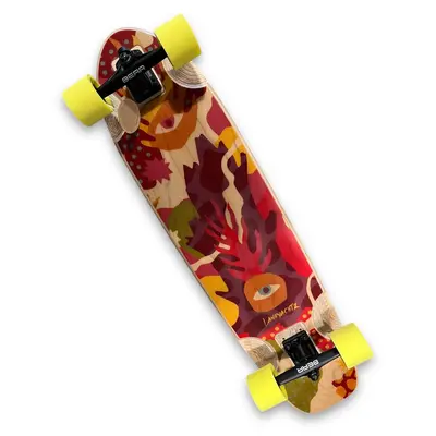 Paradise Longboard Beach Front 35" Kicktail Cruiser Complète - Foto 5