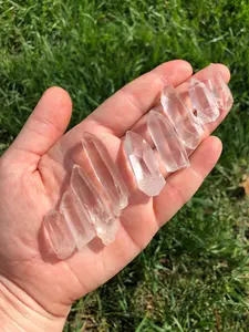 Raw Lemurian Quartz Point - Mini Rough Lemurian Quartz Crystal - Healing Crystals & Stones - New Ideas, Serenity, Wisdom