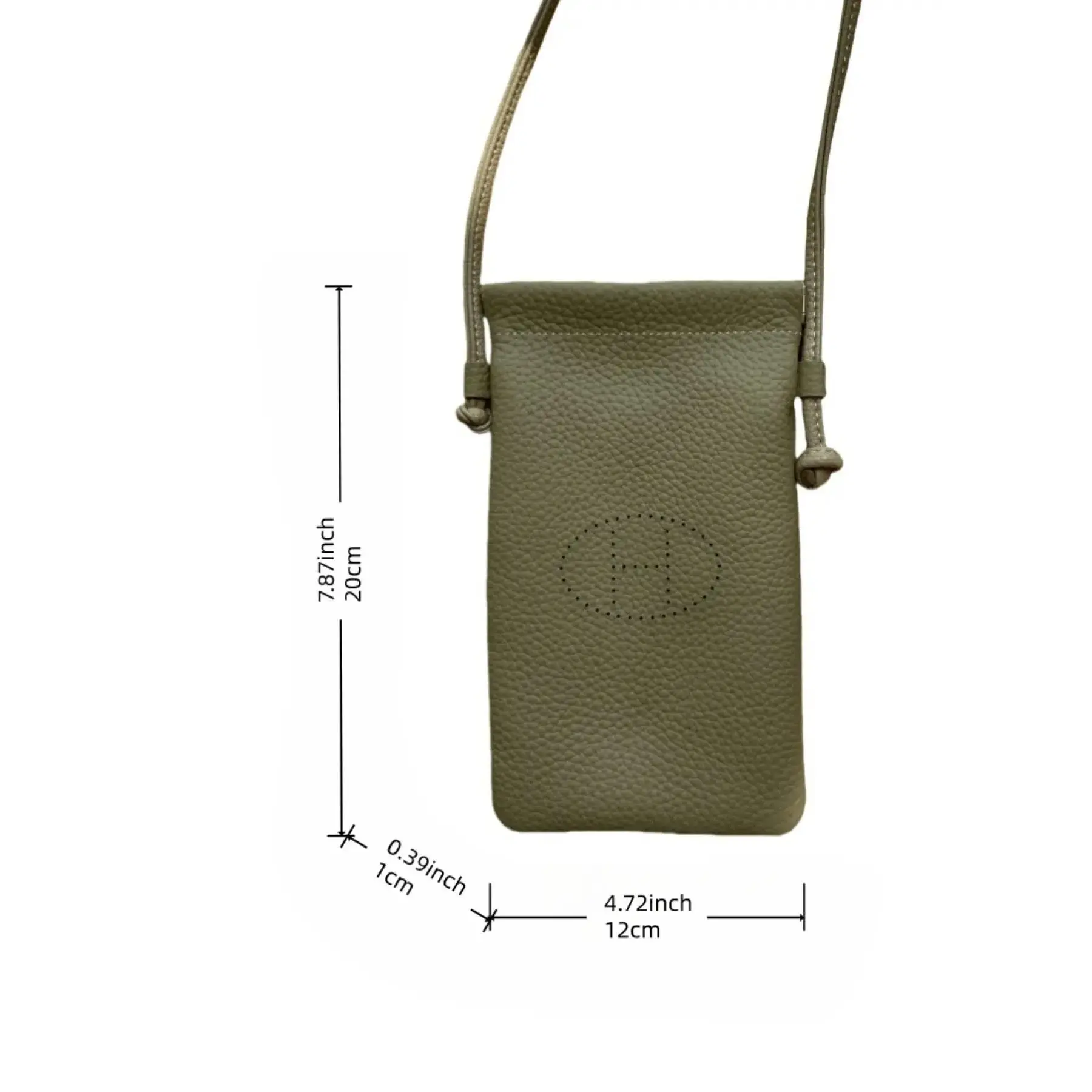 Women's Fashionable First Layer Cowhide Leather Mini Crossbody Phone Bag, Lightweight New Arrival Small Shoulder Handbag, Fashionable Purse, Compact Shape, Daily Use