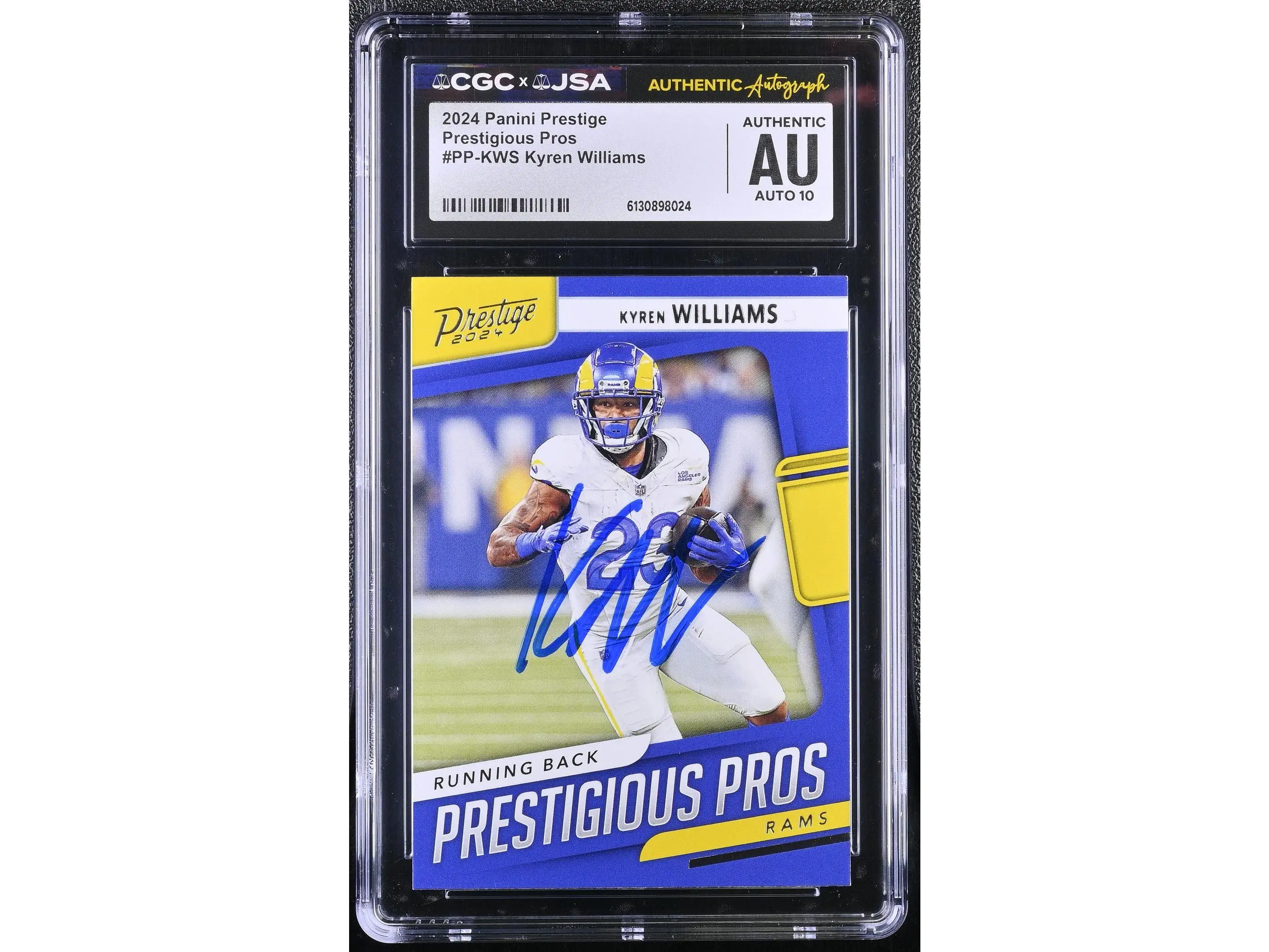 2024 Prestige #PP-KWS Kyren Williams Prestigious Pros CGC 10